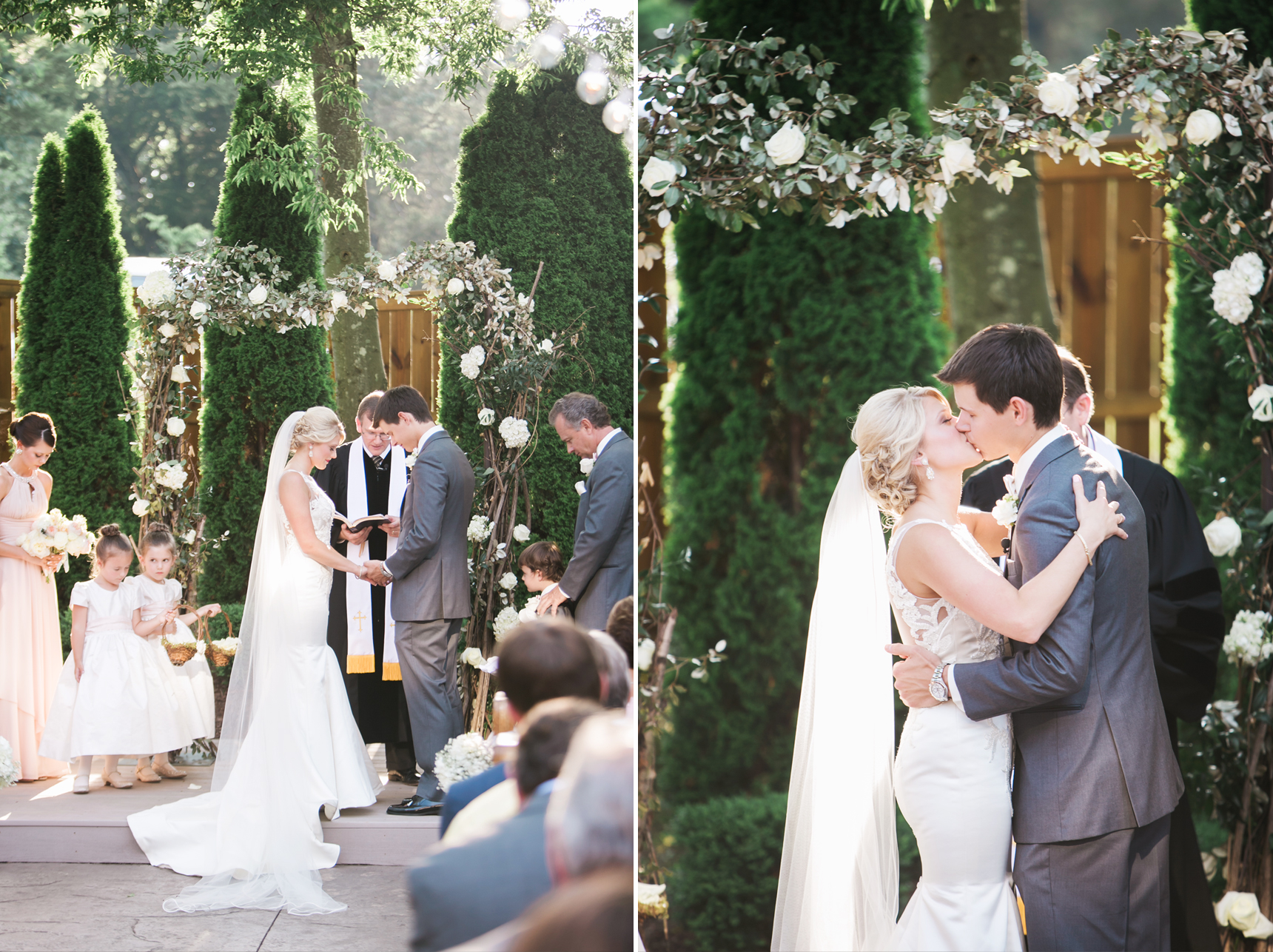 Loveless Barn wedding ceremony