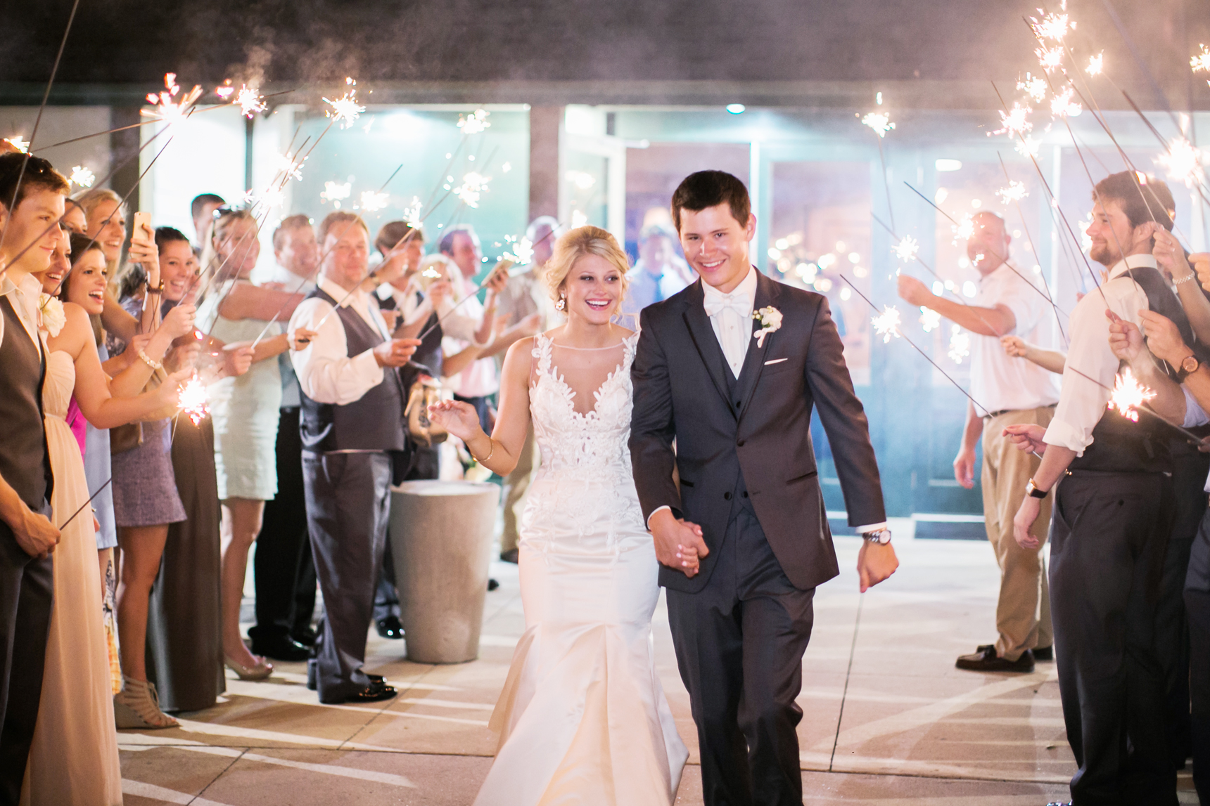 Sparkler exit at Loveless Barn