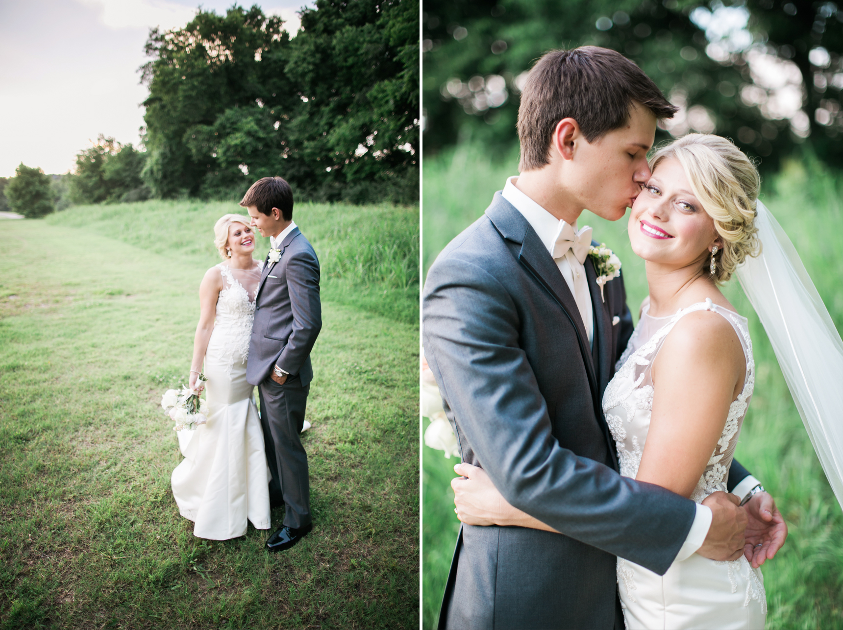 Sunset wedding photos