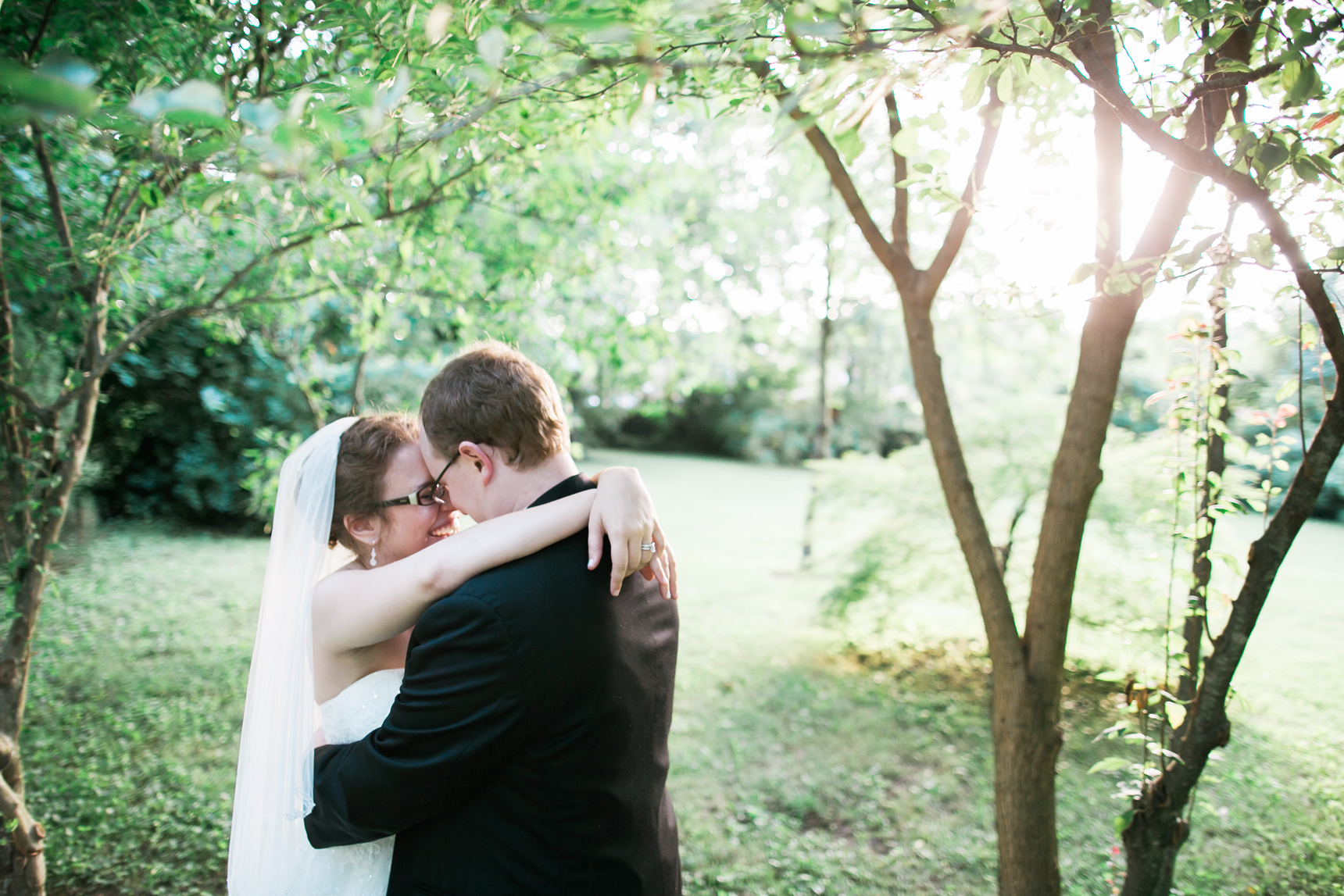 Sunset wedding photos