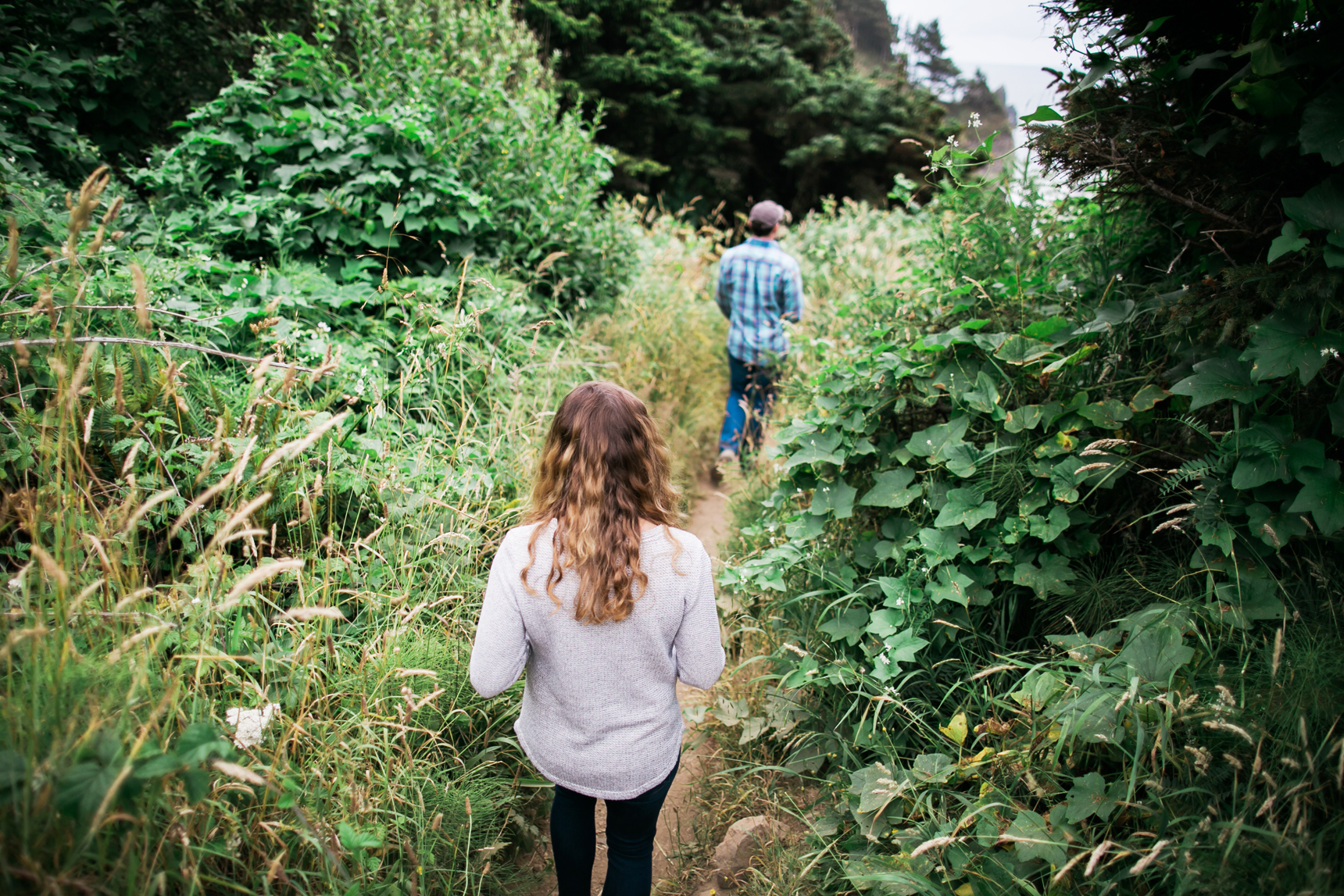 Hiking to the Oregon coast