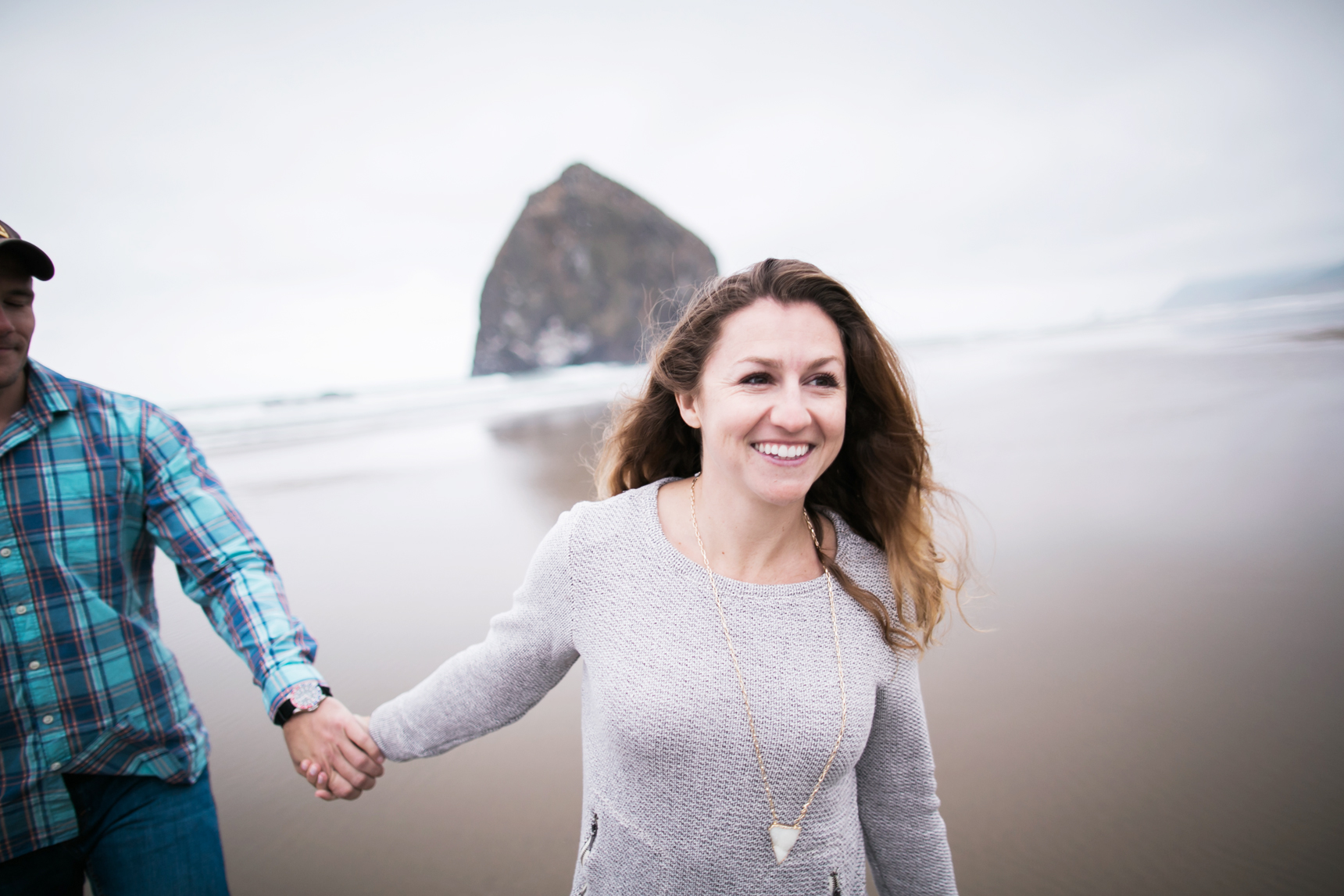 Walking on Cannon Beach