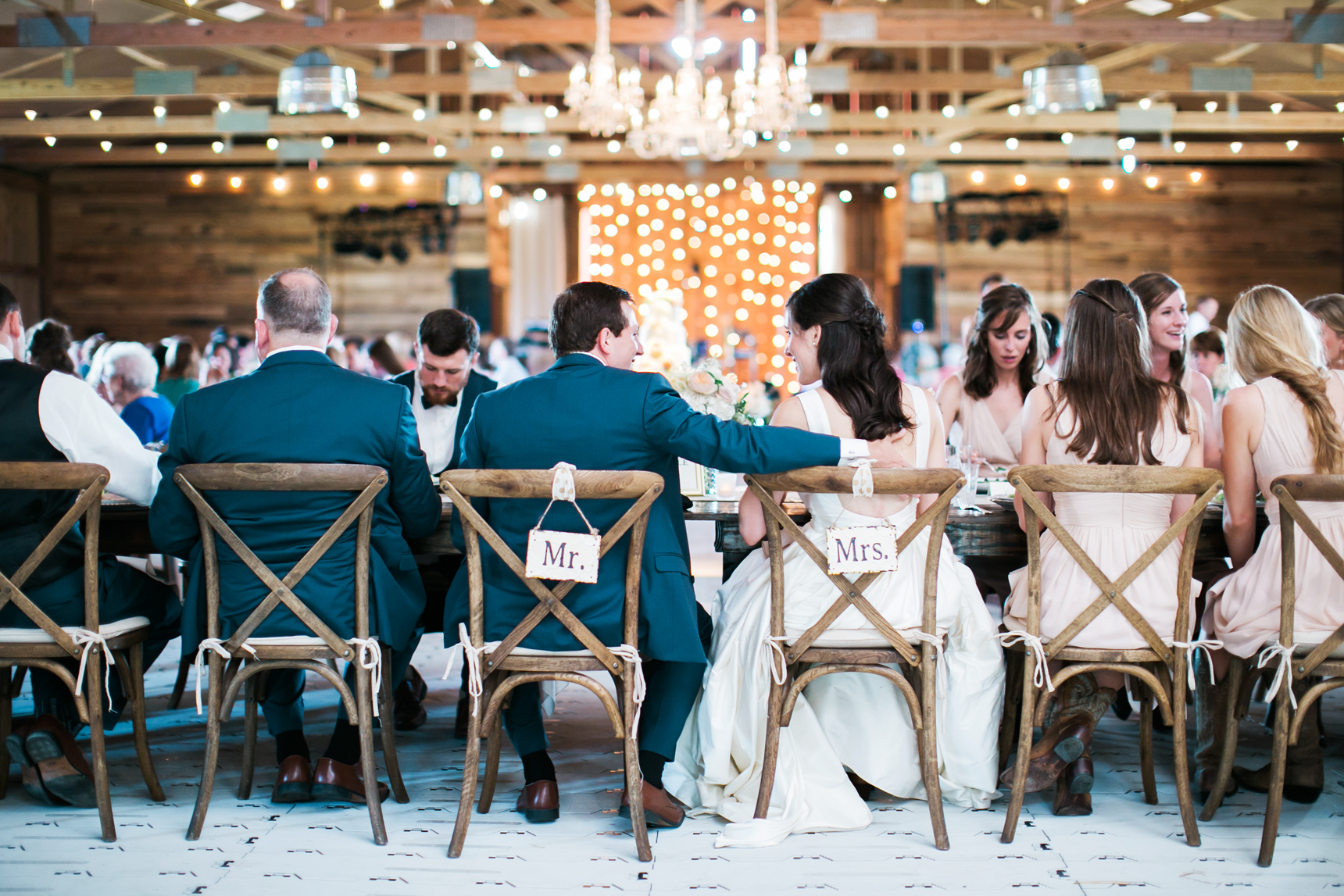 Farm table head table