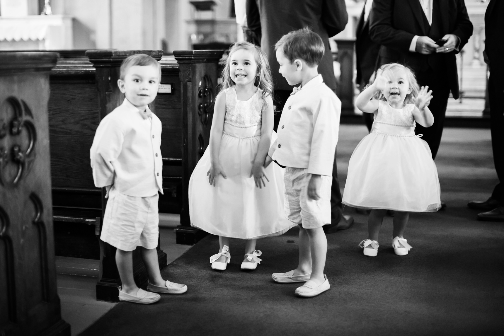 Ring bearers and flower girls