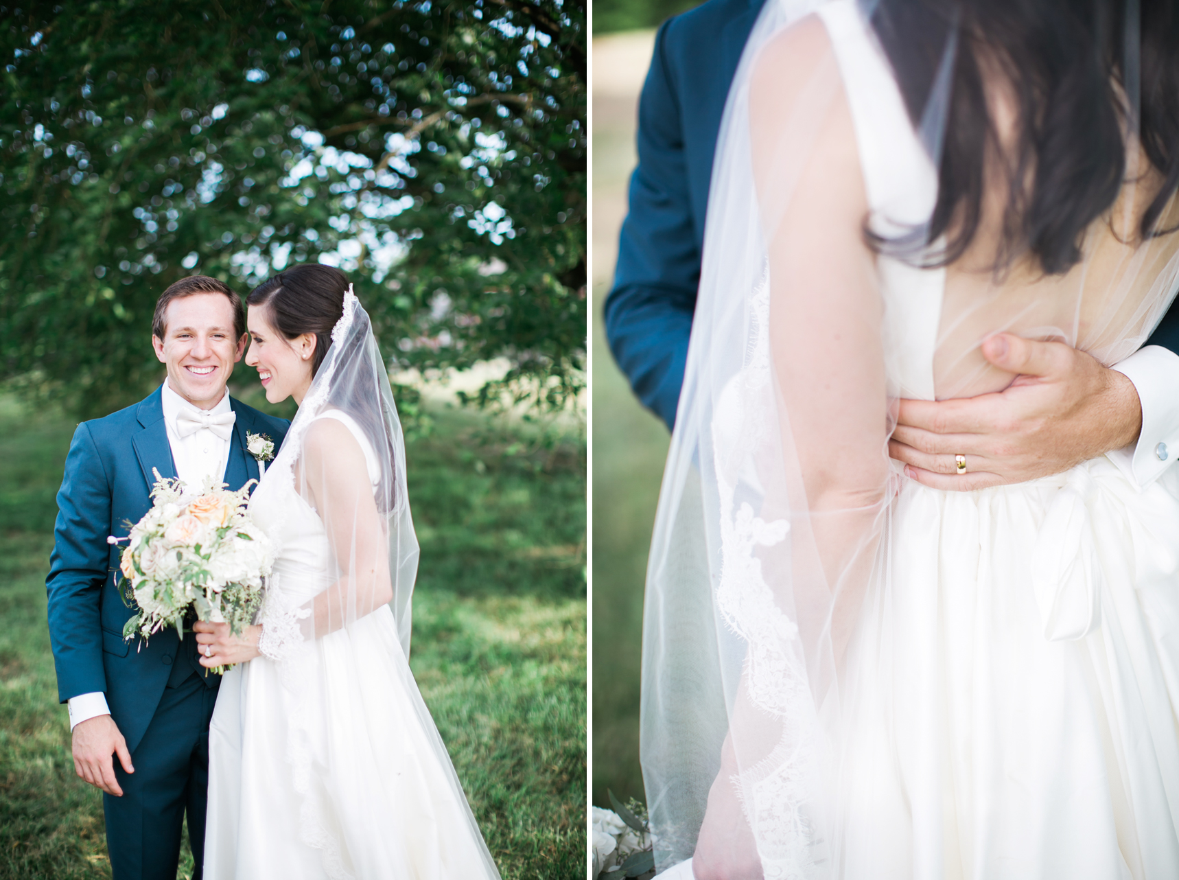 Sweet wedding portraits