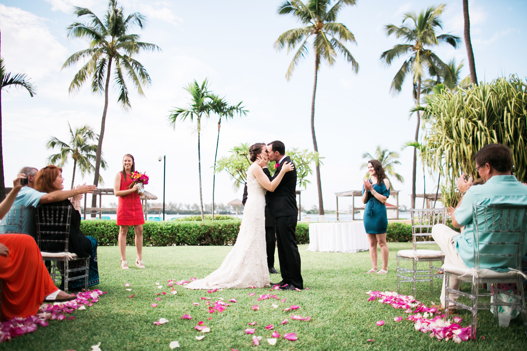 First kiss in the Bahamas