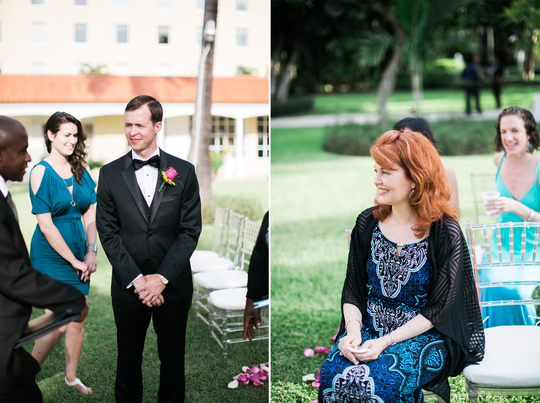 Groom and mother of the bride