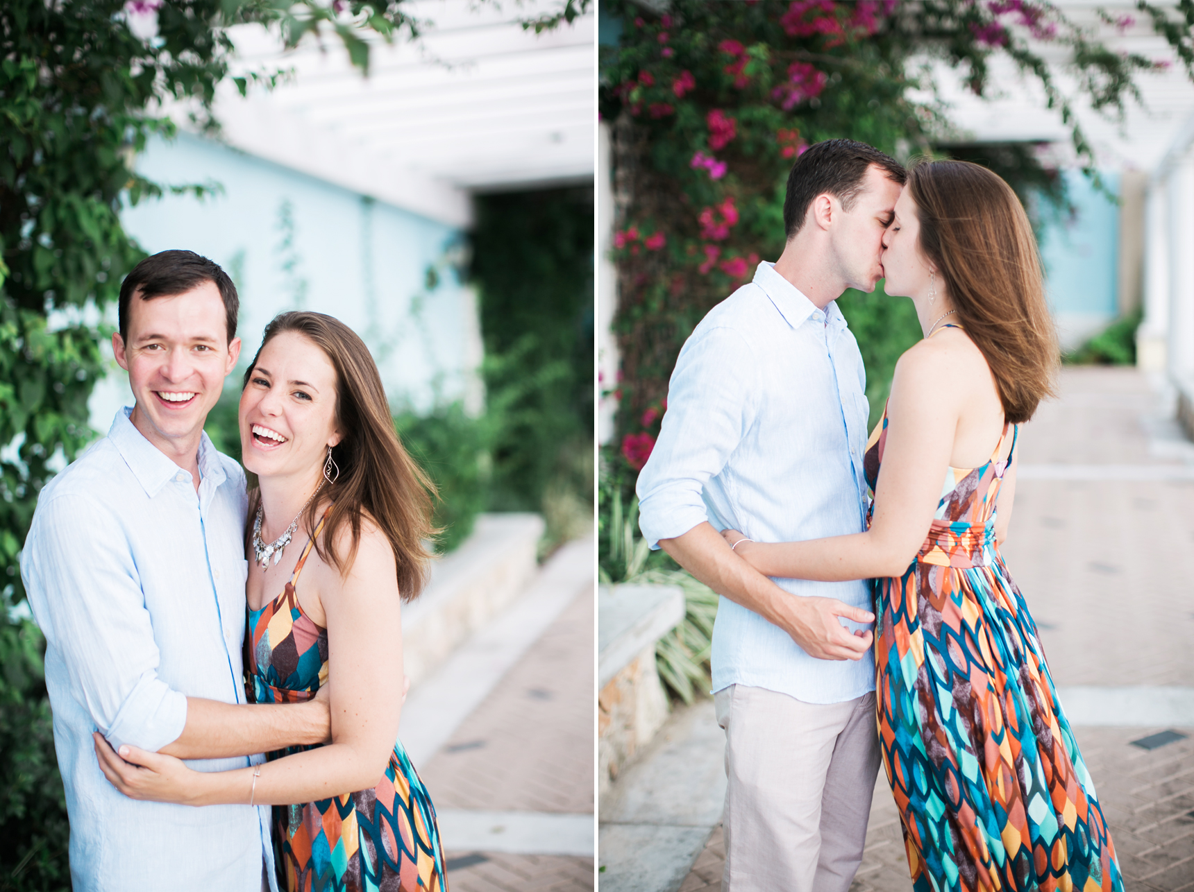 tropical engagement photos