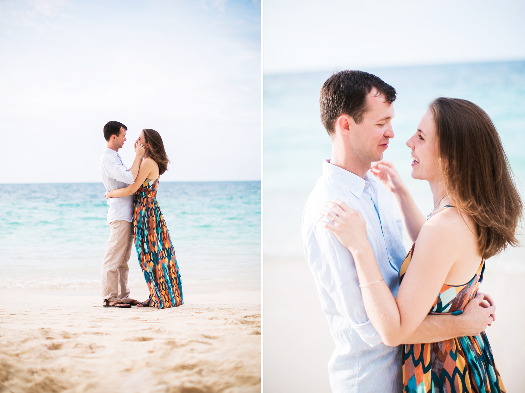 unique beach engagement photos