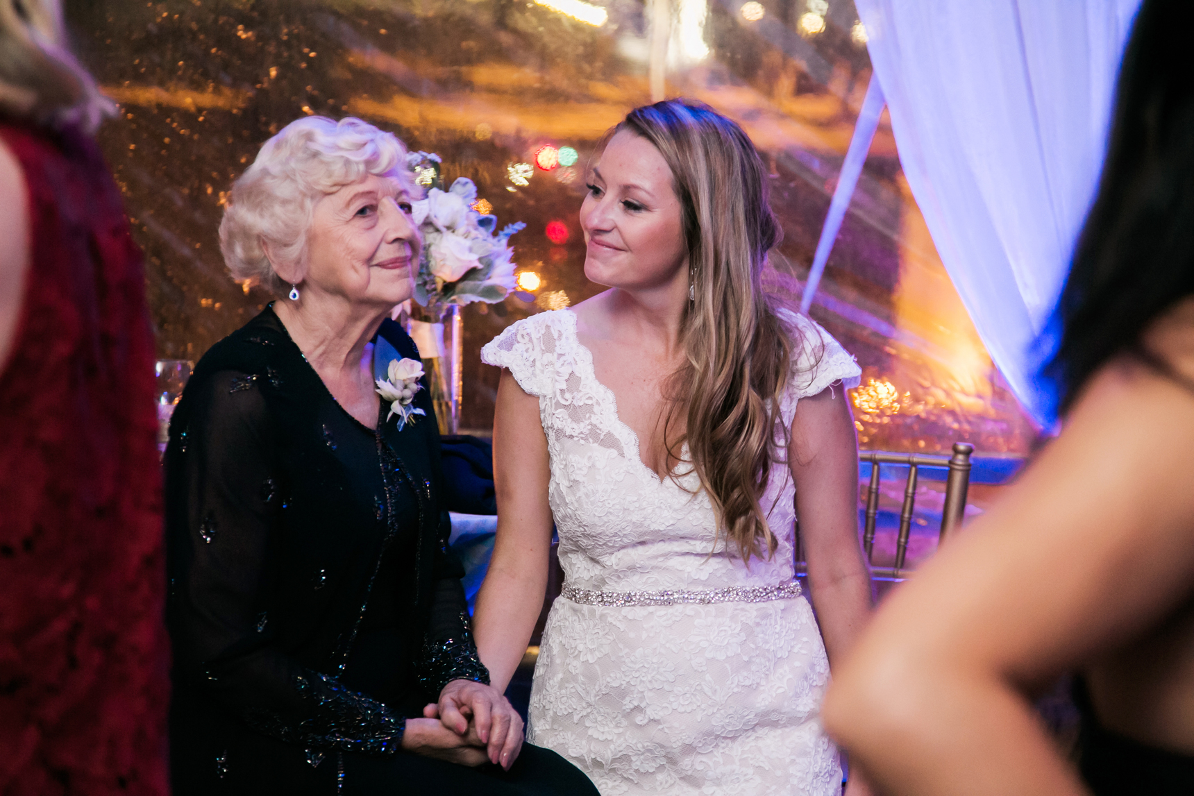 Bride with grandmother