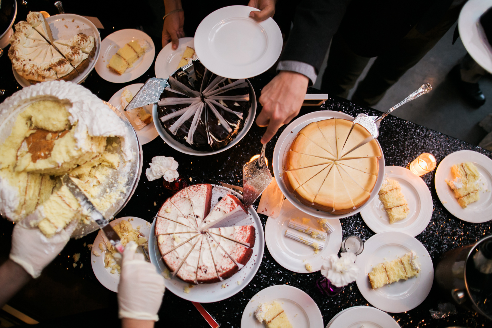 Eli's cheesecake for wedding reception