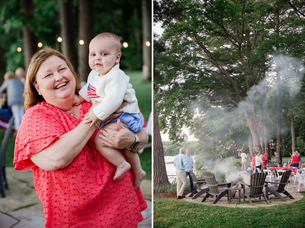 Backyard welcome party