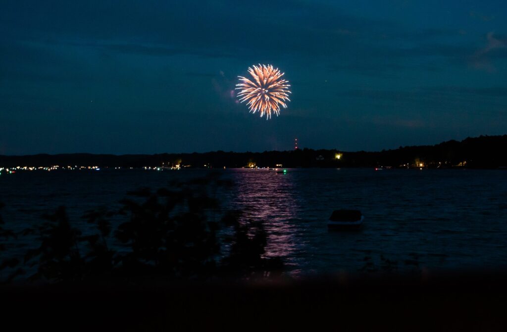 4th of July wedding in Leland