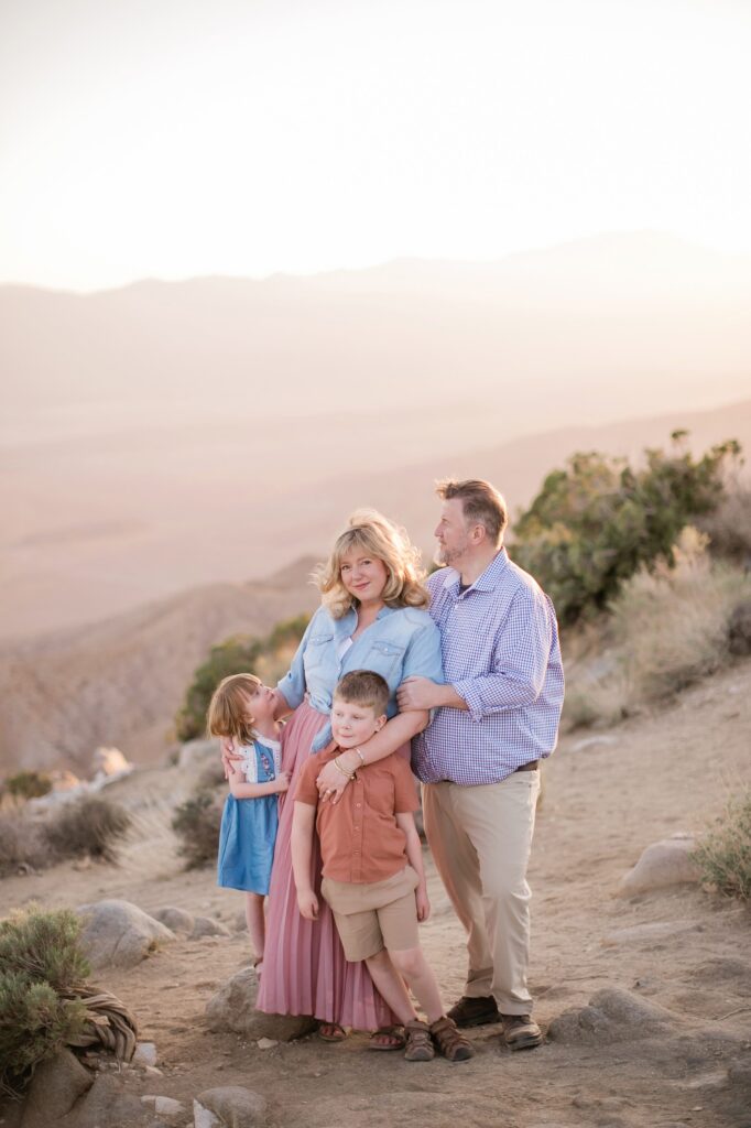 Engagement photos with kids